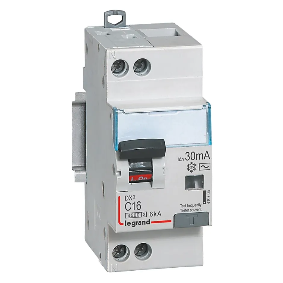 Disjoncteur différentiel type AC 30mA - 16A-Legrand Outlet
