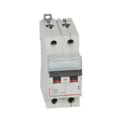 Disjoncteur DX3 2P - 6000A / 10kA - 230 / 400V - 63A - Connexion vis/vis^Legrand Discount