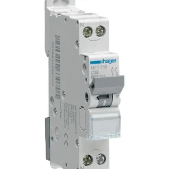 Disjoncteur - 1P+N - 32A - 6-10kA - Type C^Hager New