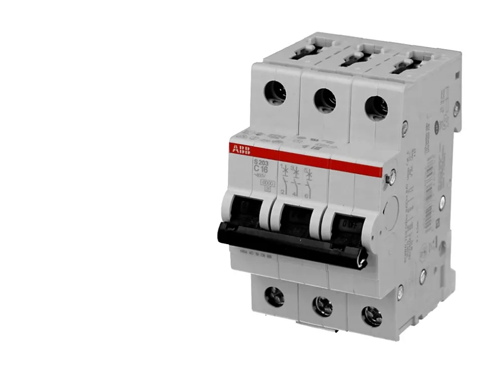 Disjoncteur Modulaire 63A 3P S203-C63-ABB New