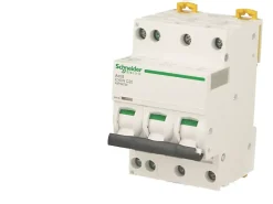 Disjoncteur modulaire tétrapolaire compact Schneider Acti9 iC40N 16A courbe C-Schneider Electric Hot