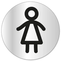 Disque de signalisation "Dames" Ø8^Chapuis Hot