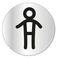 Disque de signalisation "Hommes" Ø8-Chapuis Sale