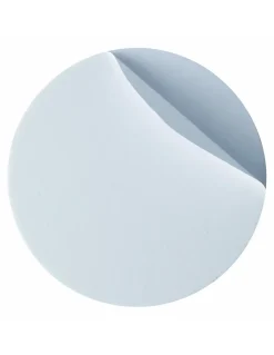 Disque de signalisation Vidéoprojection 24/24, polystyrène rigide adhésif, diamètre 80mm --Thirard Best