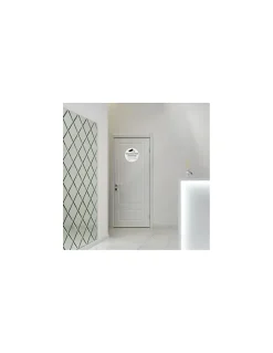 Disque de signalisation Vidéoprojection 24/24, polystyrène rigide adhésif, diamètre 80mm --Thirard Best