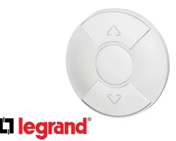 Doigt double blanc avec pictogramme "interrupteur de volet roulant" Céliane^Legrand New