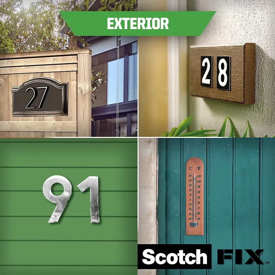 Double face extérieur 19 mm x 1.5 m noir, 5 kg-3M