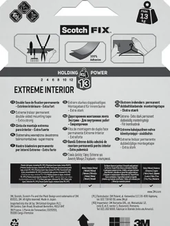 Double face intérieur Extrême 19 mm x 5 m blanc, 13 kg^Scotch New