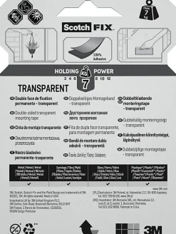 Double face 19 mm x 5 m transparent, 7 kg^3M Discount