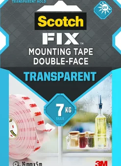 Double face 19 mm x 5 m transparent, 7 kg^3M Discount