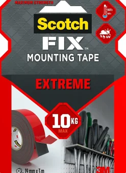 Double face 3M Extrême 19 mm x 3 m transparent, 10 kg^Scotch Sale