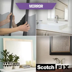 Double face miroir 3M 19 mm x 1.5 m blanc, 5 kg^Scotch