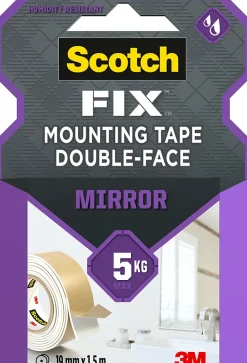 Double face miroir 3M 19 mm x 1.5 m blanc, 5 kg^Scotch