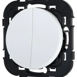 Double interrupteur rotatif Espen blanc à composer-Jacobsen Outlet