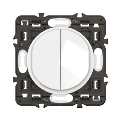 Double interrupteur va-et-vient Céliane 10A blanc^Legrand