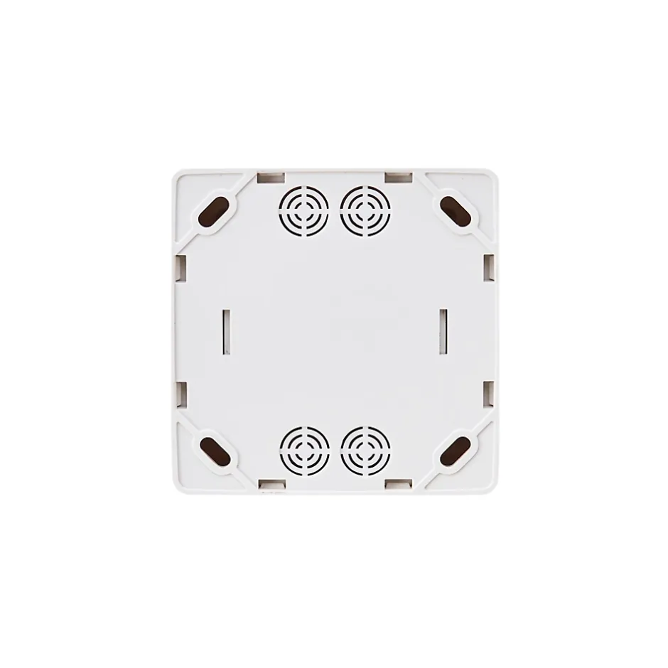 Double interrupteur va-et-vient monobloc en saillie étanche Sigurd blanc complet-Jacobsen