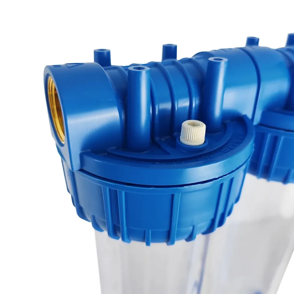 Double Porte Filtre à Eau 20"- 26/34 F Insert Laiton 1"^Toodo New