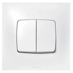 Double poussoir Neptune Blanc-Legrand New