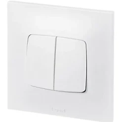 Double poussoir Neptune Blanc-Legrand New