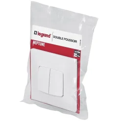 Double poussoir Neptune Blanc-Legrand New