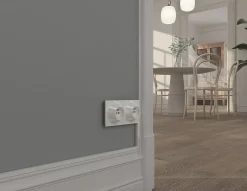 Double prise 2 pôles+terre Neo Evo blanc^Fontini Hot