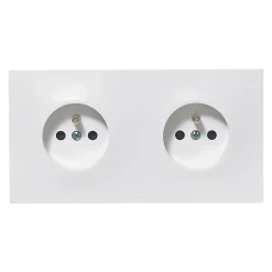 Double prise 2 pôles+terre Neptune^Legrand New