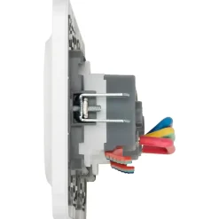 Double prise avec terre Kennet blanc complet-Jacobsen New