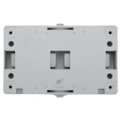 Double prise avec terre étanche en saillie gris complet^ New