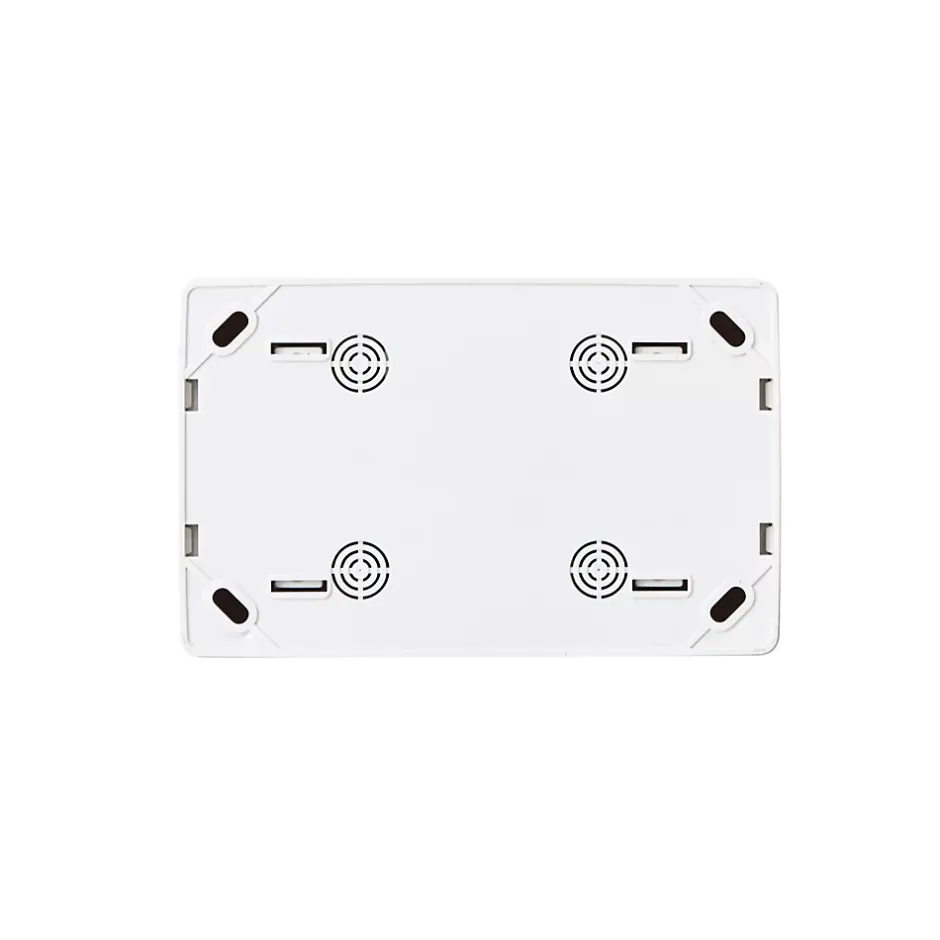 Double prise monobloc en saillie Sigurd blanc complet-Jacobsen Online