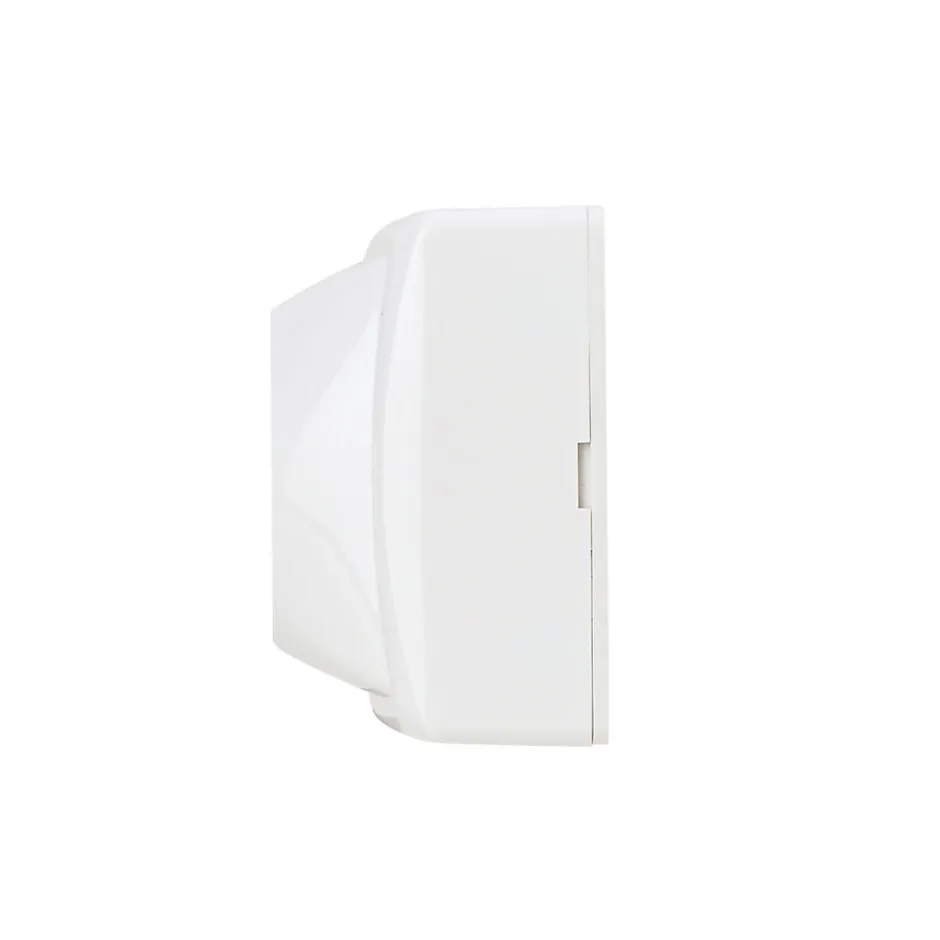 Double prise monobloc en saillie Sigurd blanc complet-Jacobsen Online