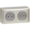 Double prise saillie Céliane titane^Legrand Clearance