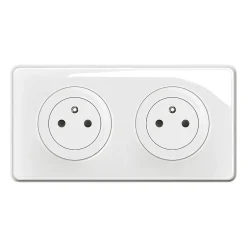 Double prises avec terre précablées Céliane blanc-Legrand Online