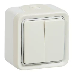 Double va et vient complet Plexo saillie blanc-Legrand Clearance