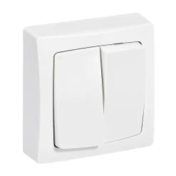 Double va-et-vient ASL blanc-Legrand