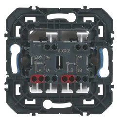 Double Va-et-vient Dooxie blanc^Legrand