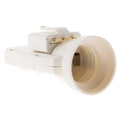 Douille avec Fiche DCL 6A 250V B22 - Blanc --Zenitech Outlet