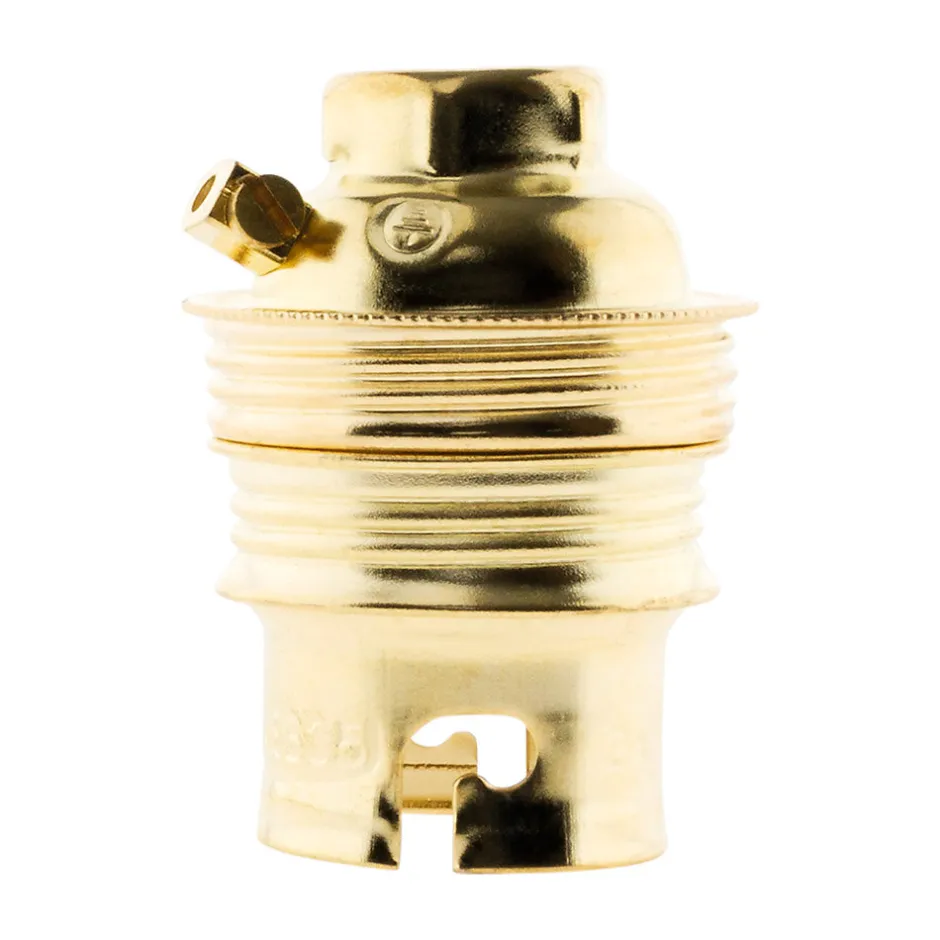 Douille B22 acier laitonné double bague -^Zenitech Sale