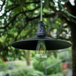 Douille d'extérieur noire E27 IP65 étanche pour câble textile^Lnd Best