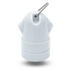 Douille E27 Blanche en Porcelaine Élégance Lumineuse pour l'Été^Lnd Sale