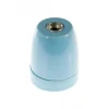 Douille E27 en Porcelaine Bleu - Déco Vintage-Lnd Online