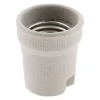Douille E27 porcelaine à vis - Blanc -^Zenitech Clearance