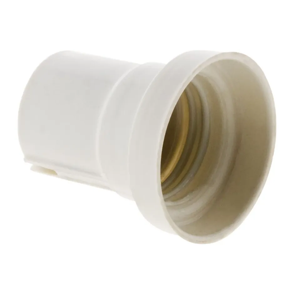 Douille E27 Résine Borne à vis - Blanc -^Zenitech