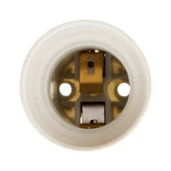 Douille E27 Résine Borne à vis - Blanc -^Zenitech