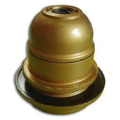 Douille E27 semi fileté + bague or-Diall