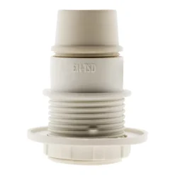Douille E14 simple bague - Blanc --Zenitech Best