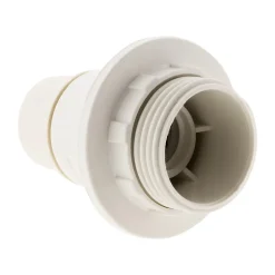 Douille E14 simple bague - Blanc --Zenitech Best