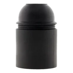 Douille lisse sans bague E27 - Noir --Zenitech New