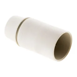 Douille lisse sans bague E14 - Blanc -^Zenitech Online