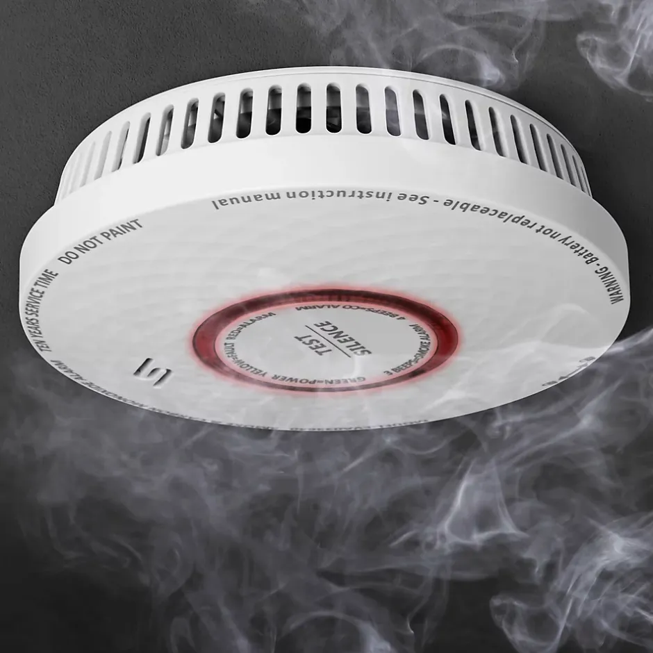 Détecteur combiné de fumée et de monoxyde de carbone Evacuate^ Best