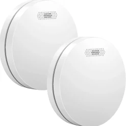Détecteur de fumée Safety Pro - Batterie 10 ans - Détecteur de fumée - Alarme incendie - 2 pièces-Aroha Clearance
